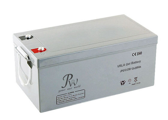 12v250Ah Cycle Use VRLA Gel battery  for on / off grid solar power systems