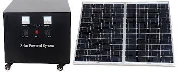 800W portable home off grid solar power systems with 12V / 400AH Lead-acid battery