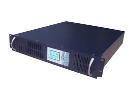 1KVA 0.7kw Rack mount online UPS 115 - 300V AC input , pure sine wave output