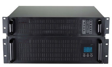 High frequency 3 KVA Rack mount online sine wave ups RJ45 , RS232 communation for security