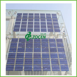 Roof Mounted Transparent PV Double Glass Solar Panel On - Grid Utility Solar Systems