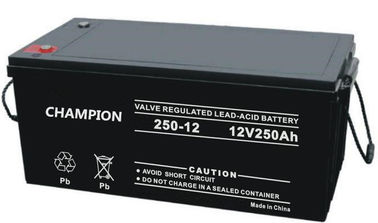 6FM250G 12v 250ah Solar Lead Acid Battery Rechargeable For Off Grid Solar Systems