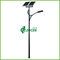 Pure White Solar Powered Street Lighting , IP68 30w Led Street Lamp
