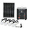 25W DC Off Grid Solar Power Systems Portable With 12V/3A Controller