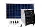 AC Residential Solar Power Systems Black For TV / Fan / Lamps