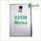 225 W Photovoltaic Molycrystalline Solar Panels With Grade A Solar Cell