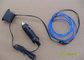 4mm / 5mm Electroluminescent LED EL Wire With DC 12V Inverter For Door And Wall