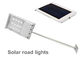 Epistar Chip Solar LED Street Lights With 3.7V  Li-Po Rechargeable Battery