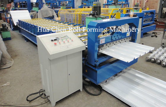 Double Layer Roofing Sheet Roll Forming Machine Width 1200mm , 3 Phase