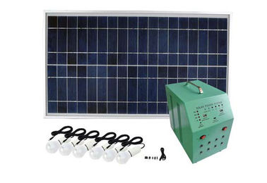 70 WATT DC Off Grid Solar Power Systems , 3W*8pcs Led lamp In Set