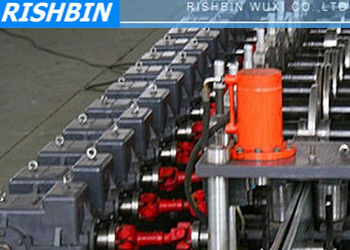 15KW 50Hz 3 Phases Steel Frame Roll Forming Machine with 20 - 25 Steps for Door