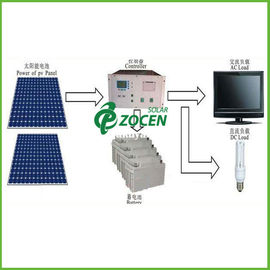 560W Off Grid AC Solar Power System , 110V / 220V Pure Sine Wave AC
