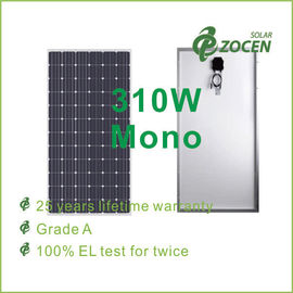 Single Crystalline Solar Panel , 310W Anti Reflective Glass Laminated