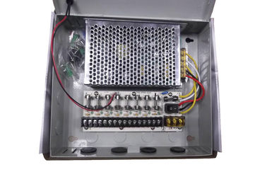 12V 5Amps CCTV Power Supply Box 9 Channel , CCTV Camera Power Supply