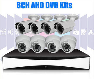 8Channel Full HD CCTV DVR Kit 1280 x 720 1 Megapixel CCTV Cameras