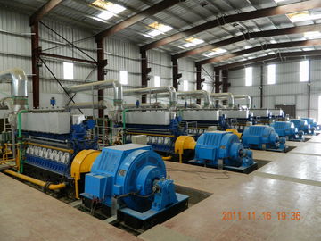 Genset Power Plant Water Cooled Diesel Generator 11KV 750Rpm