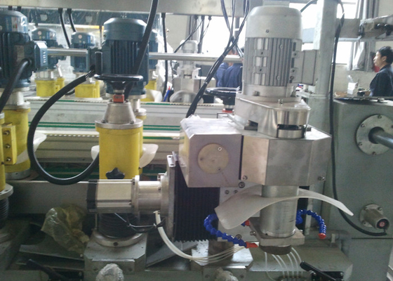 Film - removing Glass Edging Machine Double Edger For Refrigerator Shelf Glass