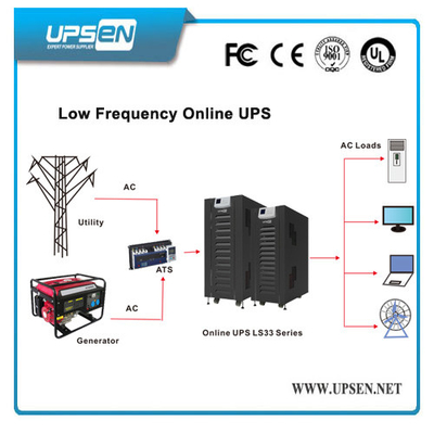 Sine Wave Low Frequency Online UPS With Long Backup Time and External Battery Bank