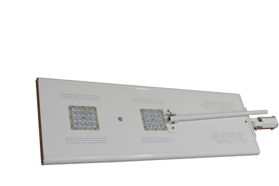 Solar LED Street Lights Fixtures , White LED Bulbs 120 Degree Beam Angle