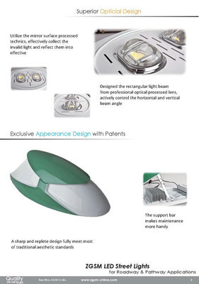 IP66 24V DC LED Street Lamp 110v 200v 230v , Light Emitting Diodes