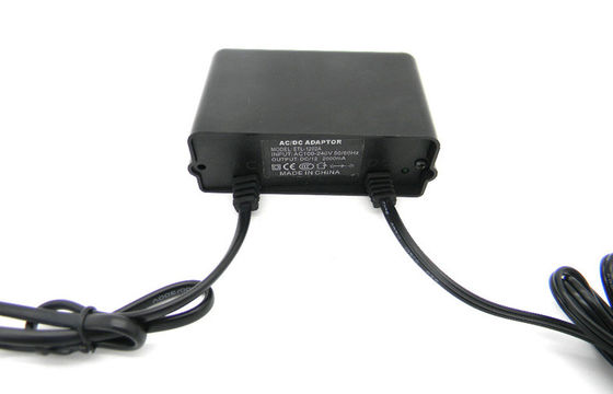 High Voltage CCTV AC To DC Power Adapter 40W DC12V 3Amp 6 Channel , RoHS Approval