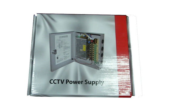 High Efficency CCTV Power Supplies AC100-240V 6 Channel , EN55022 Class B