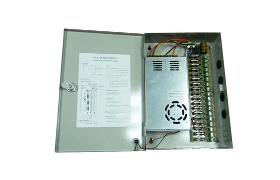 12V 20Amps CCTV Power Supply Box AC100 - 240V 240W With EN55022