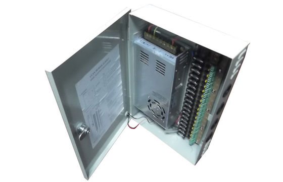 12VDC 300W CCTV Power Supplies 50Hz / 60Hz For IP Cameras , EN55011 Class B