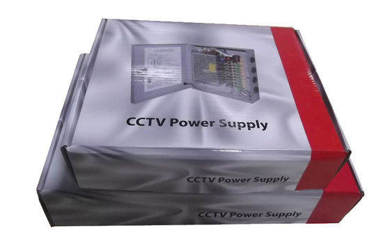 12VDC 300W CCTV Power Supplies 50Hz / 60Hz For IP Cameras , EN55011 Class B