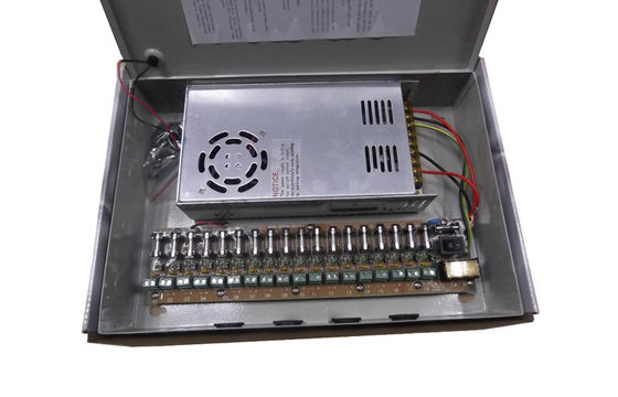 DC12V 30A Regulated CCTV Power Supplies Distribution Box , 18-Channel