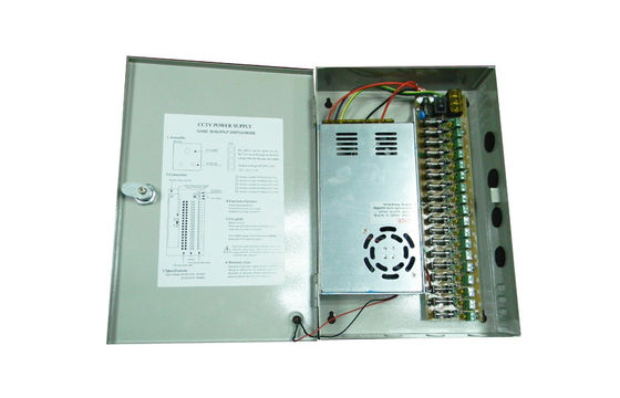 DC12V 30A Regulated CCTV Power Supplies Distribution Box , 18-Channel