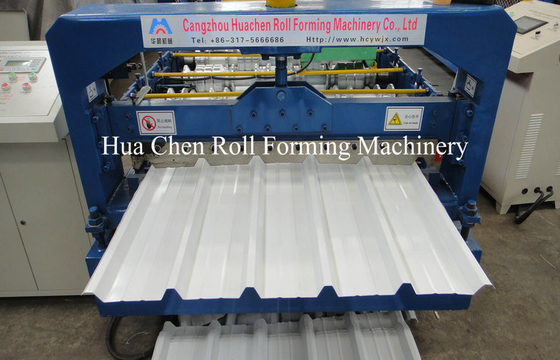 Double Layer Roofing Sheet Roll Forming Machine Width 1200mm , 3 Phase