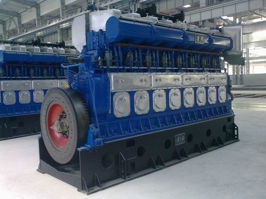 60MW Electric Station Genset Power Plant Heavy Fuel Oil Fired 3 Phase Diesel Engine