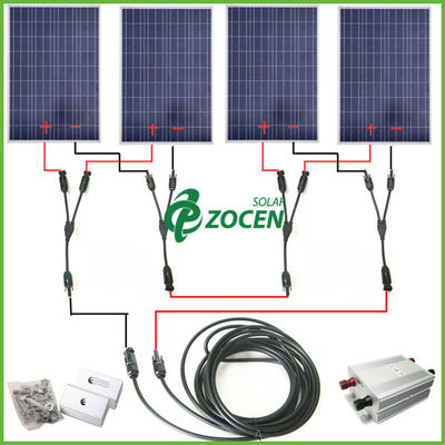 Stand Alone Portable 400W Ground Solar Panel Mounting Systems 110V - 240V