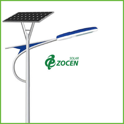 112W 14400LM 6500K Solar Panel Street Lights For Main Road 12M Pole