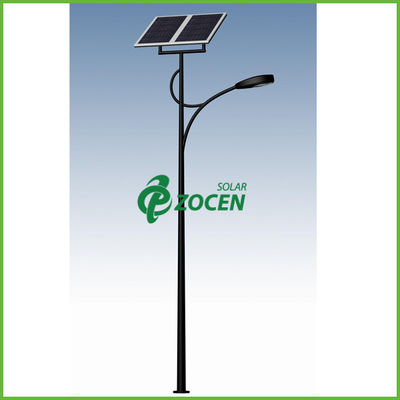 Cold White 2 pcs 36W Highway Solar Panel Street Lights with 10M Pole