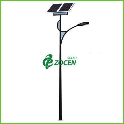 Pure White Solar Powered Street Lighting , IP68 30w Led Street Lamp