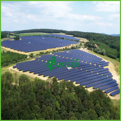 50MW On Grid Large Scale Photovoltaic Power Plants With Aluminum Bracket