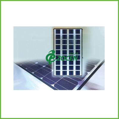 Roof Mounted Transparent PV Double Glass Solar Panel On - Grid Utility Solar Systems