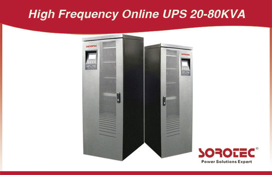 ECO - Friendly 20, 60, 80 KVA 3 Phase in / out High Frequency Online UPS, 380 / 400 / 415V