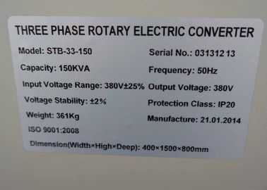 150 KVA 3 Phase Mechanical Full Automatic Voltage Regulator For CT Scanner / MRI System