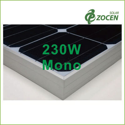 230W Molycrystalline Solar Panels withstand 2400Pa Wind Load , 5400Pa Snow Load