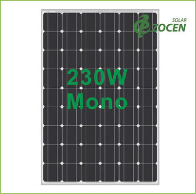 230W Molycrystalline Solar Panels withstand 2400Pa Wind Load , 5400Pa Snow Load