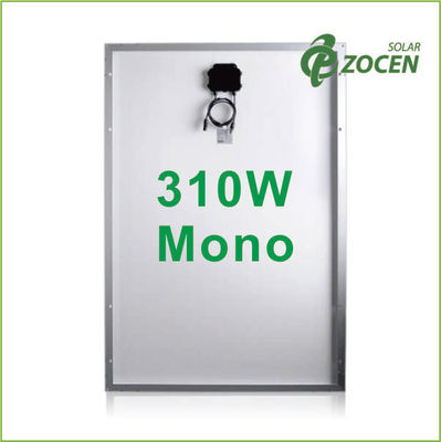 Single Crystalline Solar Panel , 310W Anti Reflective Glass Laminated