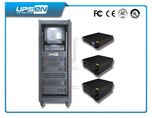 Single Phase 1KVA / 2KVA 3KVA Double Conversion Online UPS Rack Type For Servers / Data Center