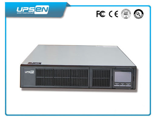 Single Phase 1KVA / 2KVA 3KVA Double Conversion Online UPS Rack Type For Servers / Data Center