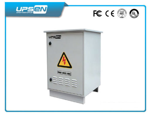 220V / 230V / 240VAC 50HZ / 60HZ 1KVA 2KVA 3 KVA Outdoor UPS System with Air Conditioner Cabinet