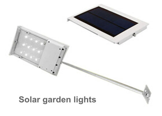 Park  Plaza Garden Solar LED Street Lights With 45° / 60° / 120° Viewing Angle