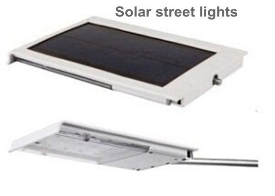 Epistar Chip Solar LED Street Lights With 3.7V  Li-Po Rechargeable Battery