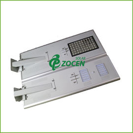 Ajustable IP65 60W Integrated Solar Panel Street Lights With Human Body Sensor